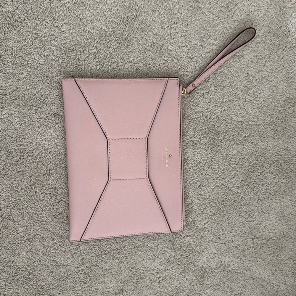 Pink Kate Spade Envelope Clutch